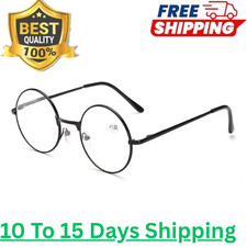 1PK Metal Frame Reading Glasses Blue Light Blocking Spring Hing Readers for Men