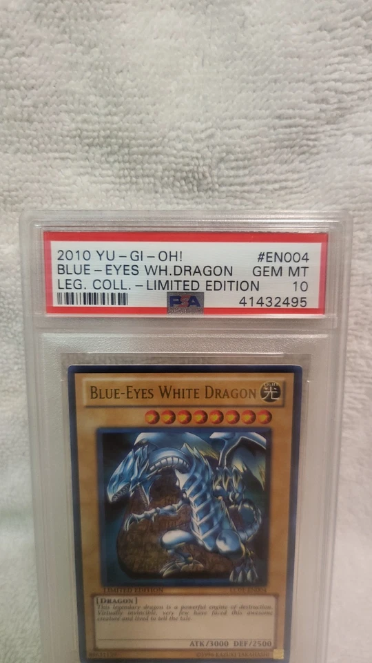 2010 Legendary Collection Blue-Eyes White Dragon LC01-EN004 Graded PSA 10 - Image 2 of 4