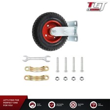 1 Pack 8 Inch Gate Wheel 1-1/4in - 2-1/4in Outer Diameter for Metal Tube Gate