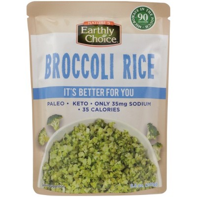 NATURES EARTHLY CHOICE RICE BROCCOLI MWV 8.5 OZ