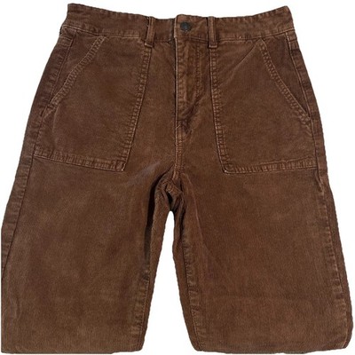 American Eagle Outfitters corduroy jeans size 6 super hi rise flare brown color 