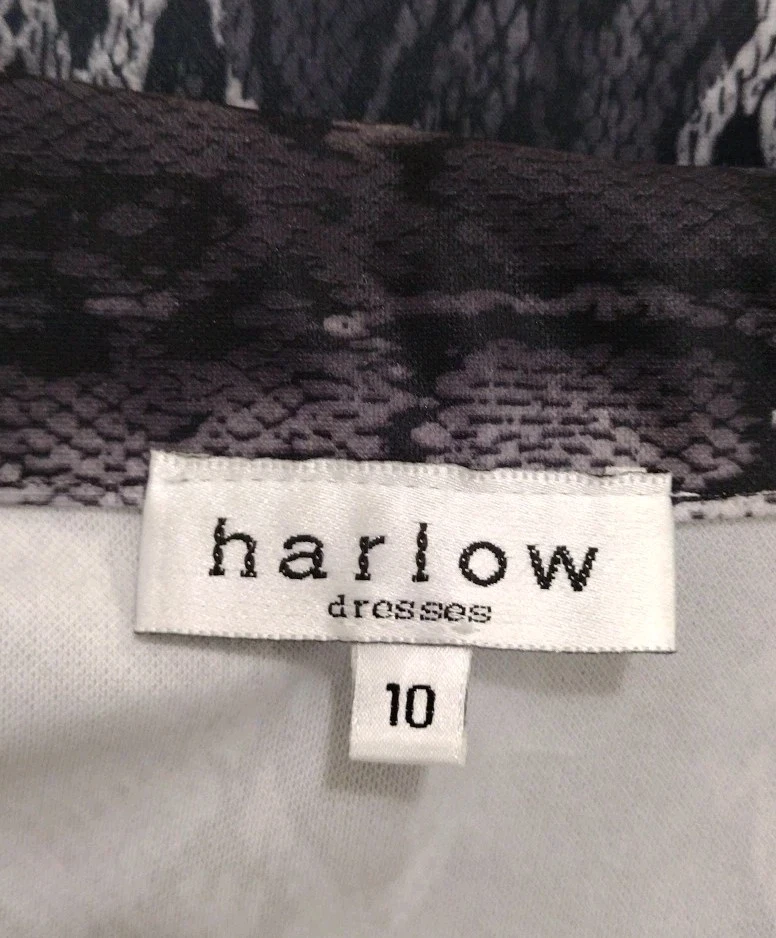 Chaqueta de vestir Harlow vintage diseño piel de serpiente talla 10 Foto 4 de 4