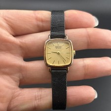 1983 Seiko Quartz Gold Plated Tank 5420-5029 Watch
