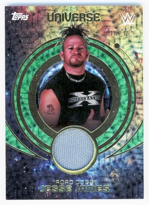 Topps Jesse James Green Match Used Relic Card /199 WWE Universe 2025