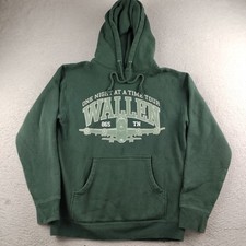 Morgan Wallen Hoodie Green Sweatshirt One Night at a Time World Tour Sz Small