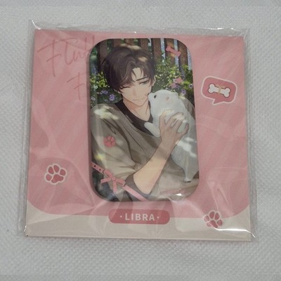 Official Tears of Themis Fluffy Fuzzy Time Rectangular Badge Artem NEW