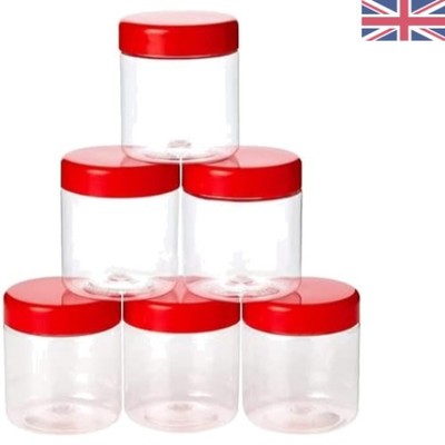 Robuste 100ml Gewürzkanister - 6er Pack Rot Auslaufsicher Kitchen Essentials