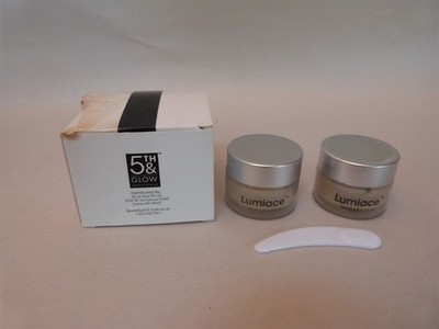 2 Bottles of 5th & Glow LUMIACE Advanced Wrinkle correcting Eye Cream 0.5oz 15mL