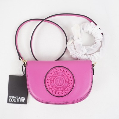 Versace Jeans Couture Logo-Embossed Shoulder Strap Tote Bag In Orchid Purple