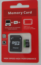 NW SEALED 128 GB Micro SD Card Memory Card TF Card w Free Adapter High Speed