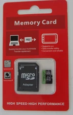 NW SEALED 128 GB Micro SD Card Memory Card TF Card w Free Adapter High Speed