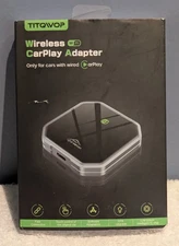 Titqwop Wireless Carplay Adapter Open Box