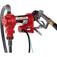 Fill-Rite FR4210H High Flow Fuel Transfer Pump with Hose Manual Nozzle - 12-Vo