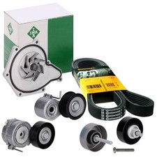 CONTI 7PK1272 Keilrippenriemen INA WAPU Rollen Set für AUDI S4 B8 S5 3.0 Quattro