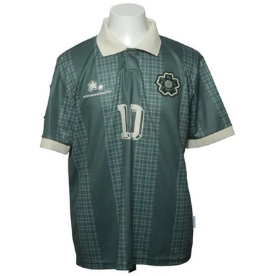Flower Instincts, Fußball Trikot, Größe: L, Grün/Beige, Baumwolle #Fes