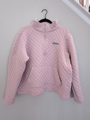 Columbia half zip quilted pullover sweater