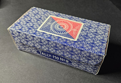 Vintage RARE USPCC Ohio Blue Seal Tally-Ho Circle Back Playing Cards - 12 Decks