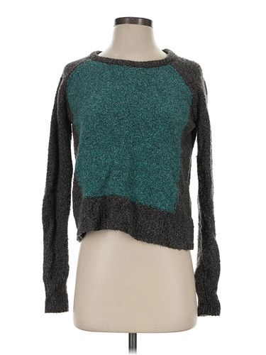 Lilla P Women Green Pullover Sweater S