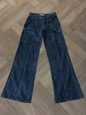 Zara Cargo Wide-Leg Street Wear Jeans ? Size 34 (UK 6)