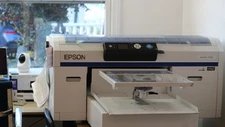 Epson F2000 DTG Direct-to-Garment Printer – Includes 8 New Ink Cartridges
