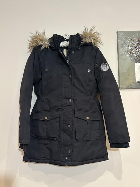Women Diesel Jacket Black Polyester 38 / M / 46