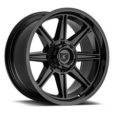 18x9 Gear Off Road 773b Balast Gloss Black Wheels 5x4.55x5 10mm Set Of 4