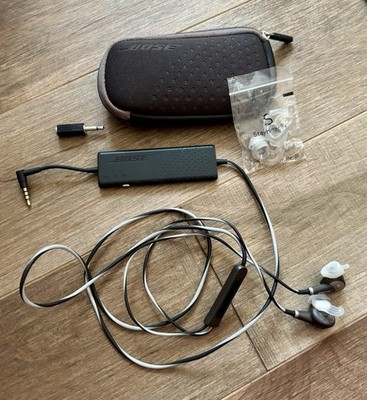 Bose QuietComfort 20i Acoustic Noise Cancelling Wired Headphones, Brown, w/Case