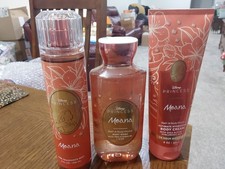 3 BATH BODY WORKS DISNEY "MOANA" FRAGRANCE MIST/BODY WASH/BODY CREAM NEW 