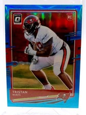 2020 Donruss Optic #129 Tristan Wirfs Aqua /299 Tampa Bay Buccaneers Rookie