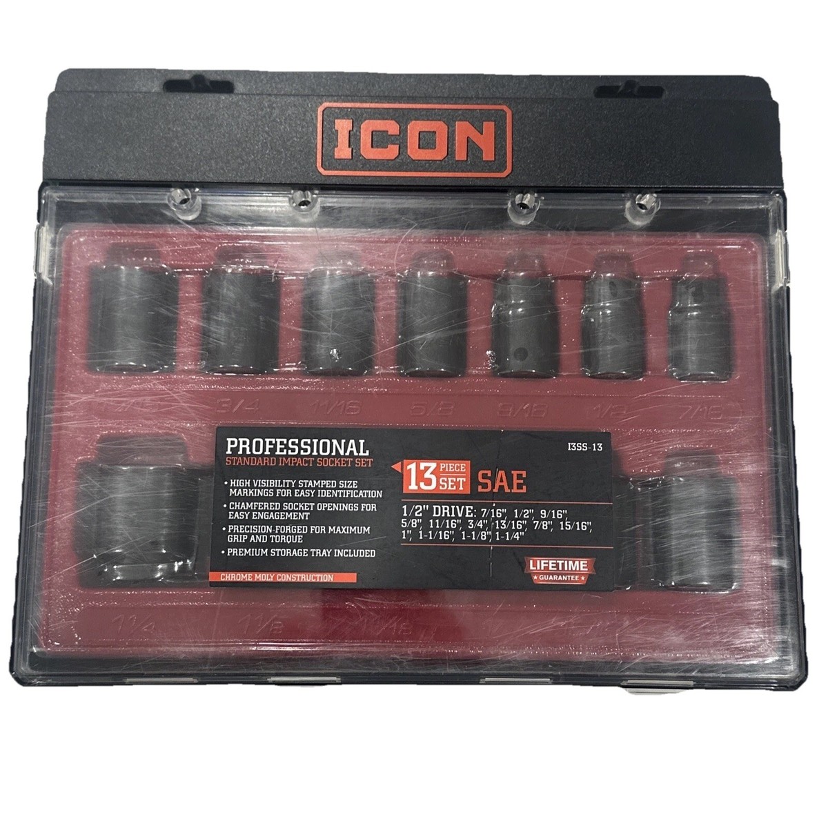 Icon Professional 13Pc SAE 1/2