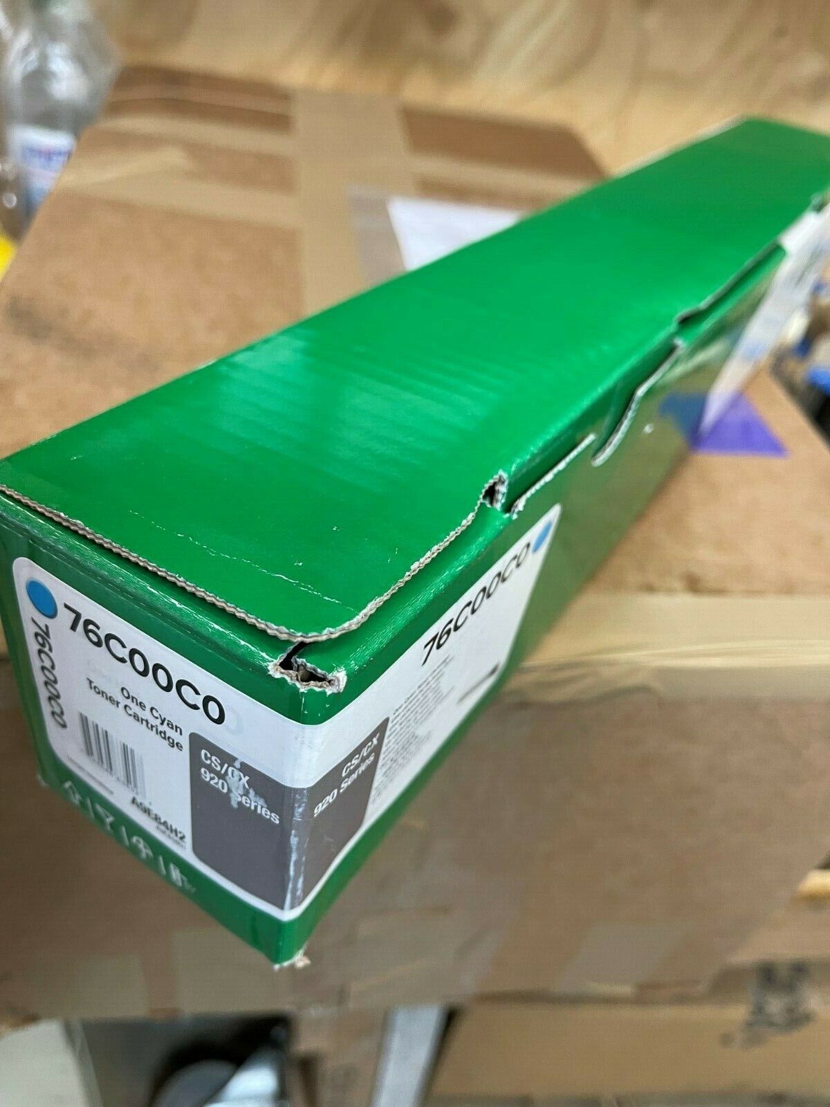 BRAND NEW LEXMARK 76C00C0 CYAN CS/CX 920 SERIES RETAIL BOX AS PICTURED