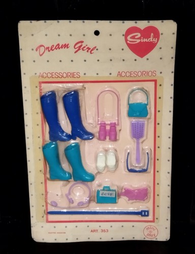 JUEGO DE ACCESORIOS DE MUÑECA SINDY ARGENTINA RARO DE COLECCIÓN MINI JUEGO DE ENSUEÑO CHICA SIN USAR - Imagen 6 de 6