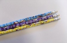 12 Baseball Fanatic Personalized Pencils