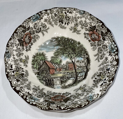Johnson Brothers Millstream Brown Round Vegetable Bowl 7 3/4 