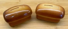 2 Vintage World Vision "Love Loaf" Coin Piggy Bank For Charity Advertising 1973