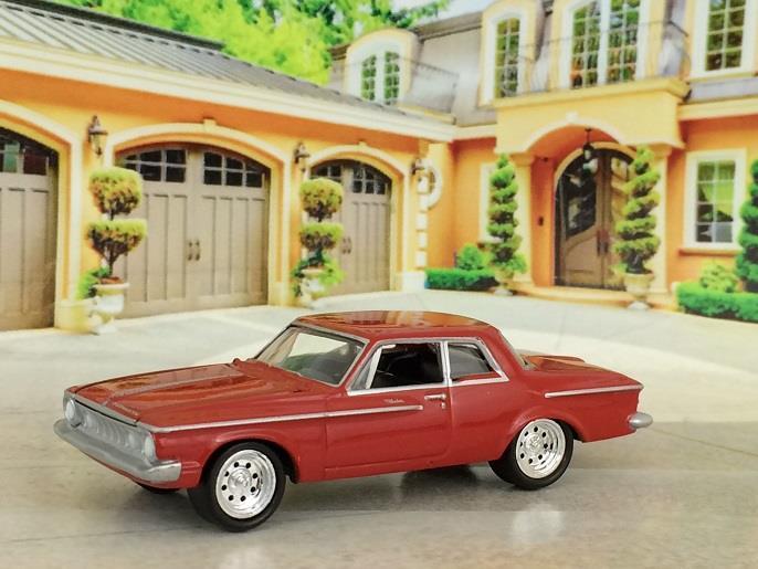 ペインテッドレディ　8号　モスポール 1962 62 Plymouth Belvedere V-8 2 Door sedan 1/64 Scale Limited