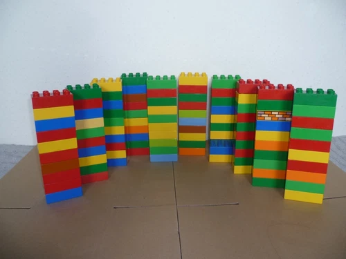Konvolut Lego Duplo Steine - 100 Stück - 8er Noppen - Bunt gemischt