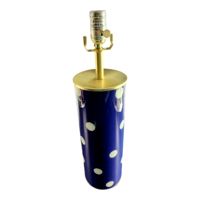 KATE SPADE ☆ Blue with White Polka Dots Glass and Brass 19