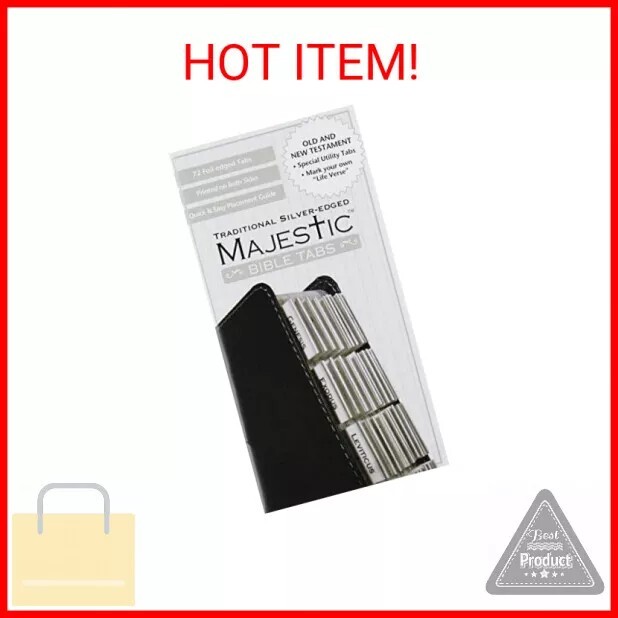 Majestic Traditional Silver Bible Tabs Religious Supplies 2006 Edition  