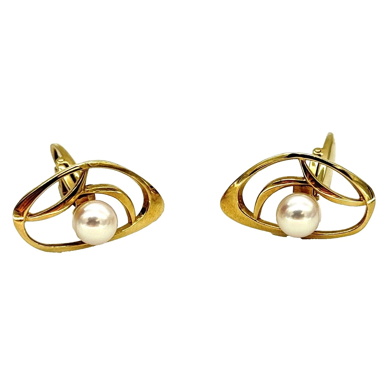 Gemelos Mikimoto Pearl para hombres