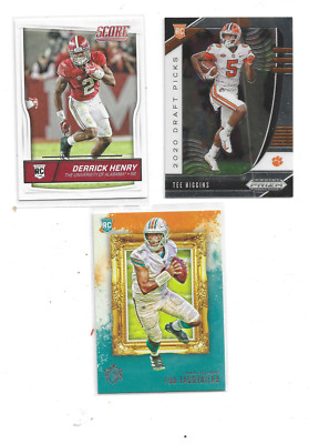 RC's- Derrick Henry-Tee Higgins-Tua Tagovailoa-Details given below-NM