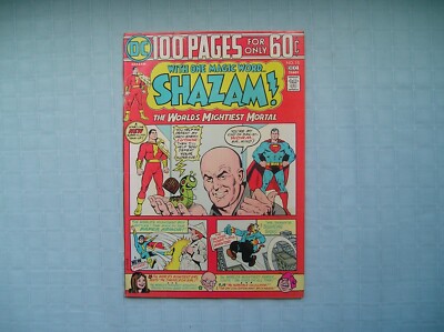 Shazam! 15 DC 1974 High Grade 100 Page Spectacular Lex Luthor app Key Issue