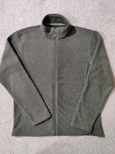 Blue Harbour Marks  Spencer Men's Gray/Green Cardigan Sweater Size M