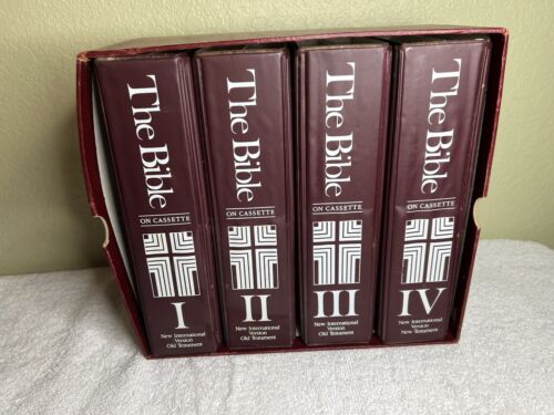 Bible On Cassette New International Version Old Testament 48 Cassettes Audio - Picture 2 of 18