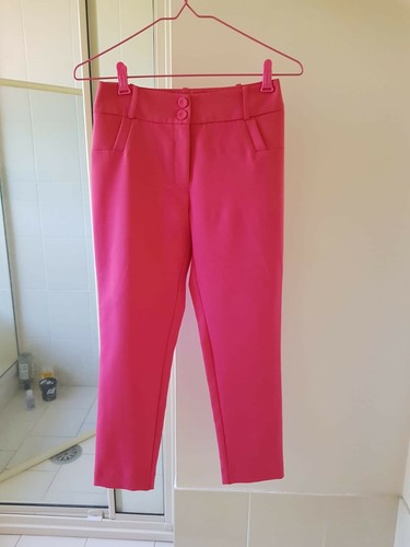 Review Hot Pink Capri Pants Size 6 | eBay