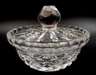 VINTAGE SIGNED WATERFORD CRYSTAL CONDIMENT DISH, MADE IN IRELAND