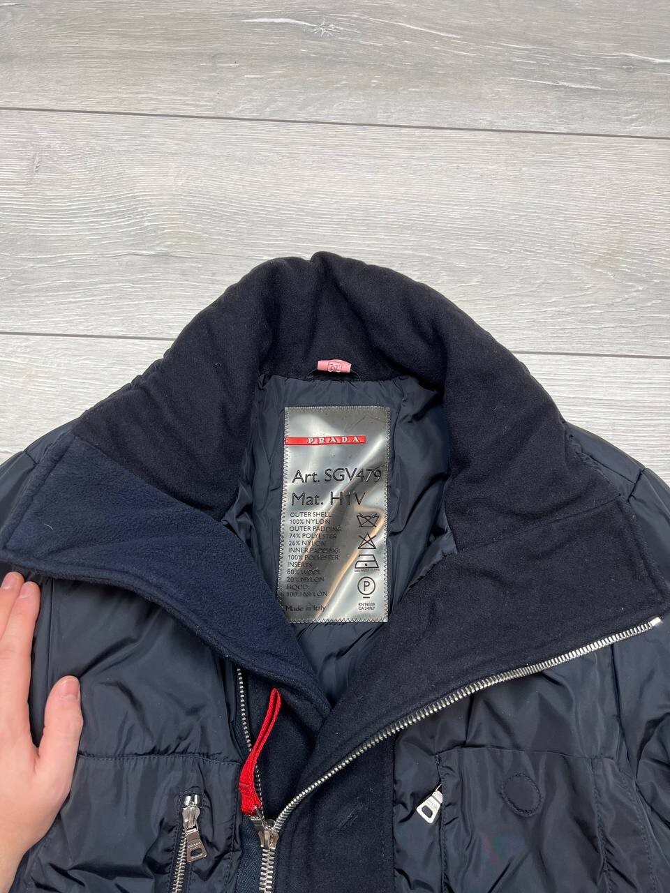 希少 48size prada sport nylon jacket-