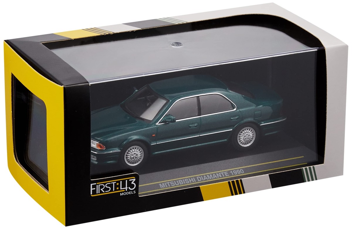 First:43 1/43 Mitsubishi Diamante 1990 Green Finished Product F43