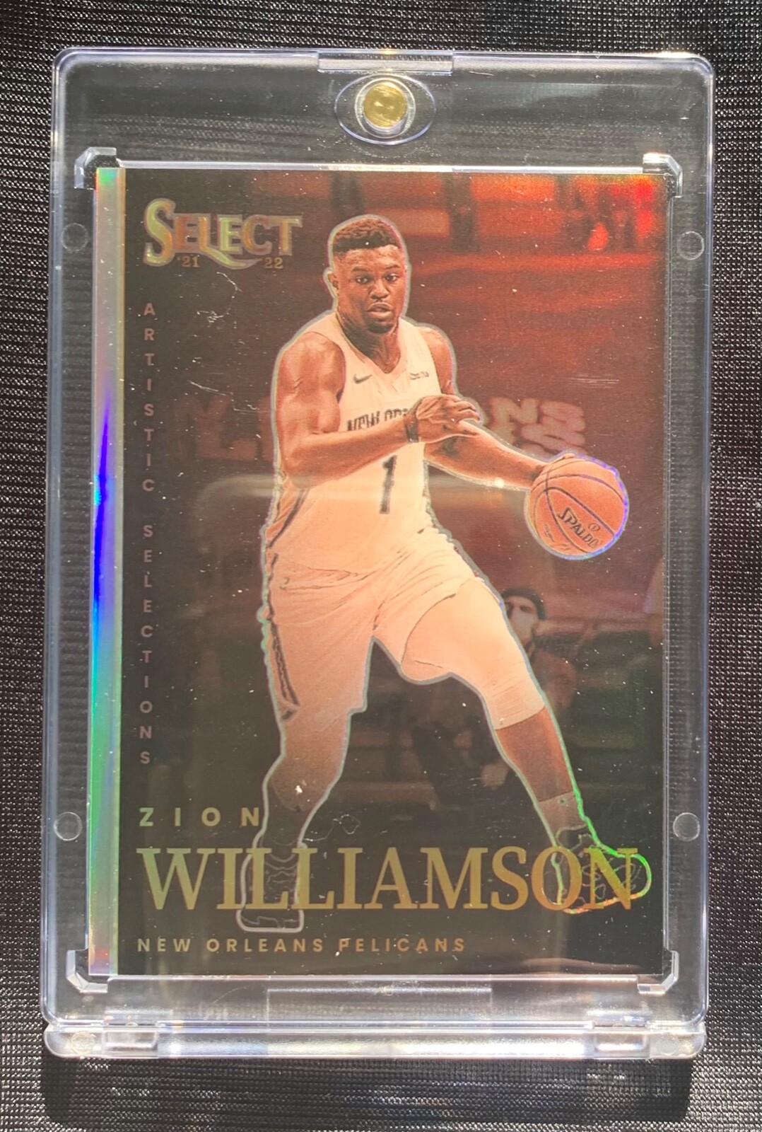 2021-22 Select ZION WILLIAMSON CASE HIT SHORT PRINT ARTISTIC SELECTIONS!! SSP