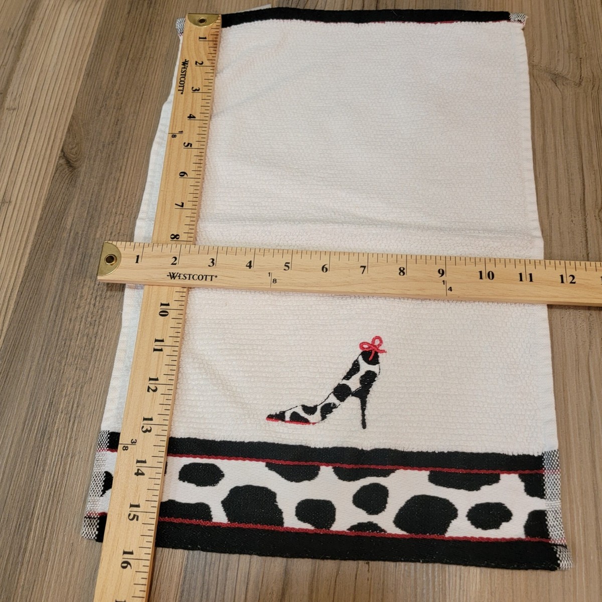 SKL Home Handtuch-Set 2-teilig, Lavendel-Stickerei – 40,6x63,5 Cm, Baumwoll-Velours, Weiß